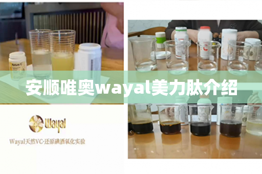 安顺唯奥wayal美力肽介绍第1张-Wayal唯奥公司