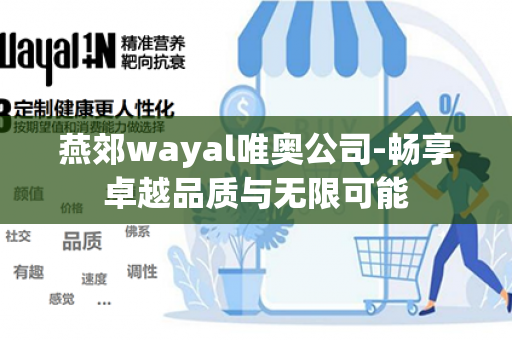 燕郊wayal唯奥公司-畅享卓越品质与无限可能