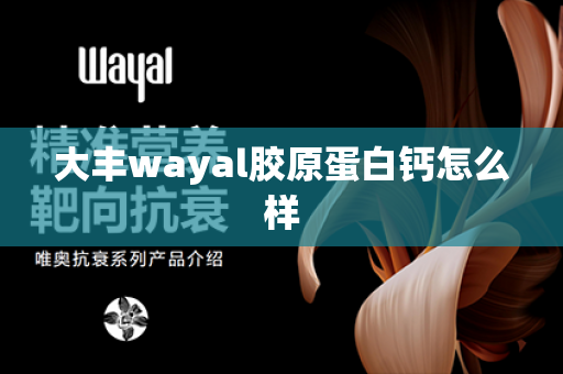 大丰wayal胶原蛋白钙怎么样第1张-Wayal唯奥公司