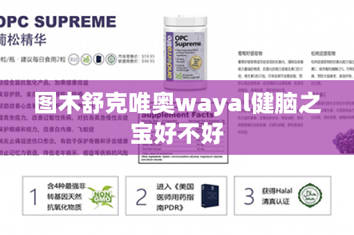 图木舒克唯奥wayal健脑之宝好不好