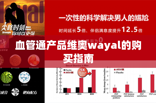 血管通产品维奥wayal的购买指南第1张-Wayal唯奥公司