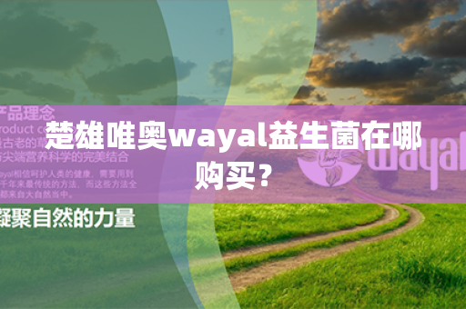 楚雄唯奥wayal益生菌在哪购买？