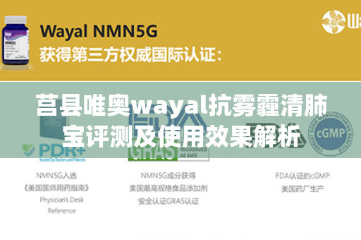 莒县唯奥wayal抗雾霾清肺宝评测及使用效果解析