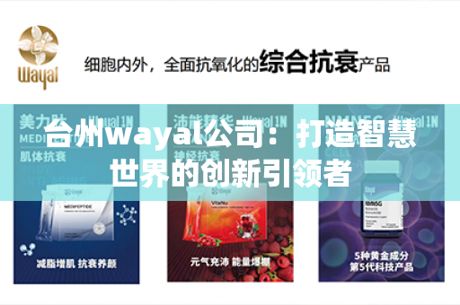 台州wayal公司：打造智慧世界的创新引领者